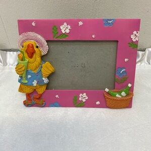 Greenbrier International Yellow Bird Drinking Picture Frame 3x4.5" beach 0882